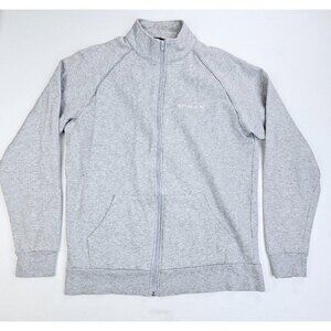 SpaceX Size Large Men's Long Sleeve Fuul Zip Pockets Mock Neck Cotton Activewear